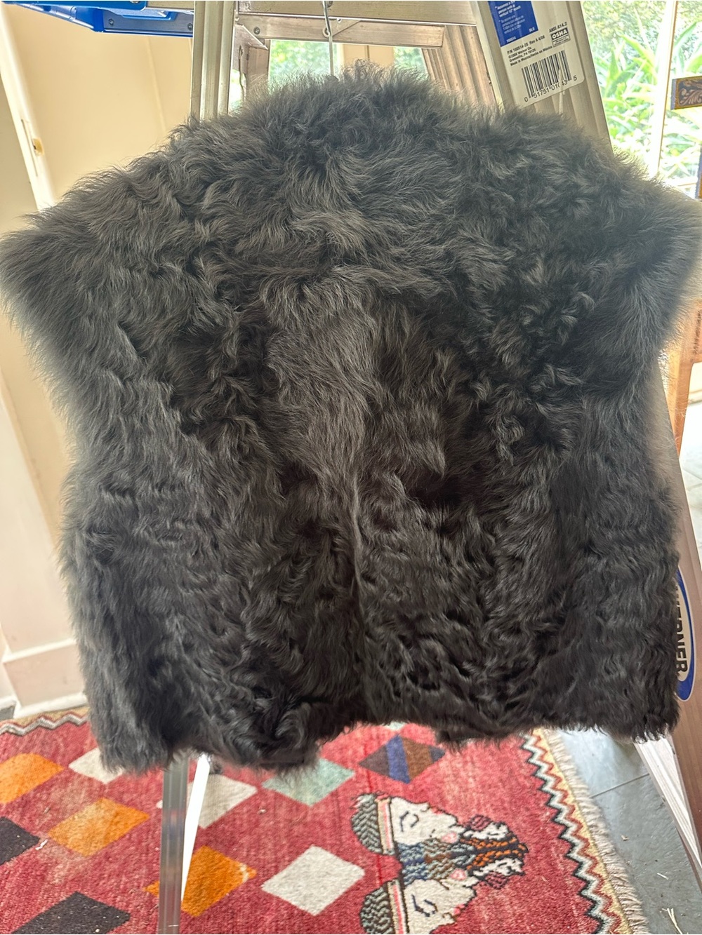 Soft Black Fur vest- Cozy Outerwear